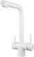 Смеситель для кухни с подключением фильтра Shevanik S468C, белый 