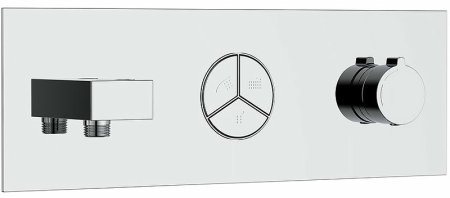 Душевая система Vincea Inspire VSFW-432TI2CH с термостатом Хром 