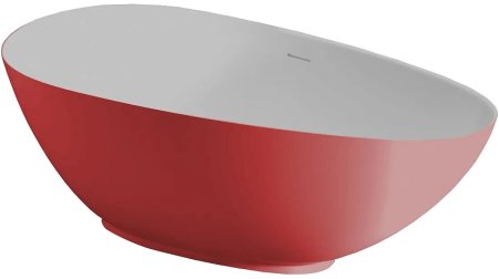Ванна из искусственного камня Salini Paola 172х82 101512SMRH покраска по RAL снаружи матовая 