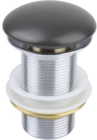 Донный клапан Bronze de Luxe SCANDI 1003G, серый 