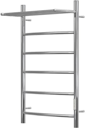 Электрический полотенцесушитель Point Афина PN04858P П5 500x800 с полкой, диммер справа Хром 