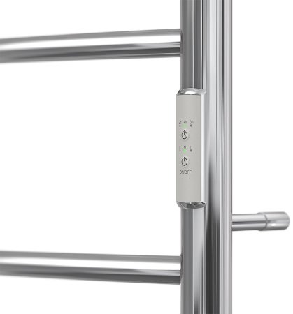Электрический полотенцесушитель Point Афина PN04858P П5 500x800 с полкой, диммер справа Хром 