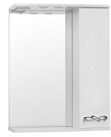 Зеркало со шкафом Style Line Венеция 65 С с подсветкой Белый глянец