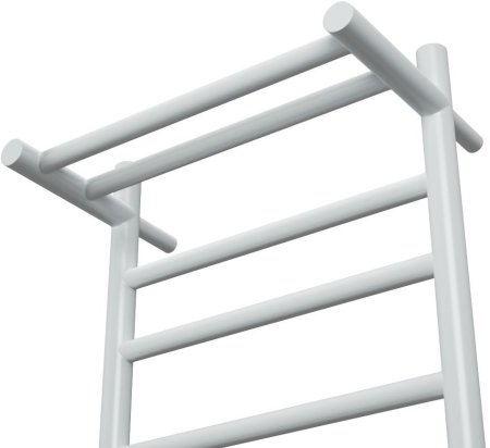 Полотенцесушитель электрический с полочкой (лесенка) Bauedge Stil Shelf DB-0019, 40x80 см 