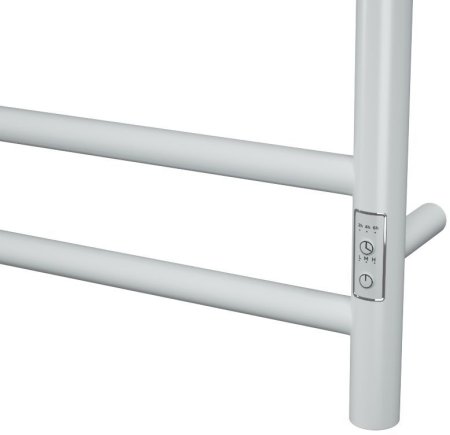 Полотенцесушитель электрический с полочкой (лесенка) Bauedge Stil Shelf DB-0019, 40x80 см 