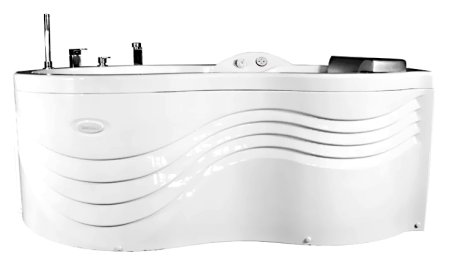 Акриловая ванна Радомир Паллада Комфорт Chrome левая 