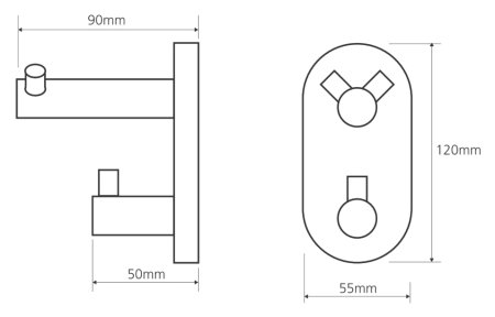 Крючок Bemeta Omega 104405222 