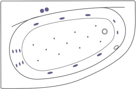 Акриловая ванна Excellent Kameleon WAEX.KML17.ULTRA 170x110 L 