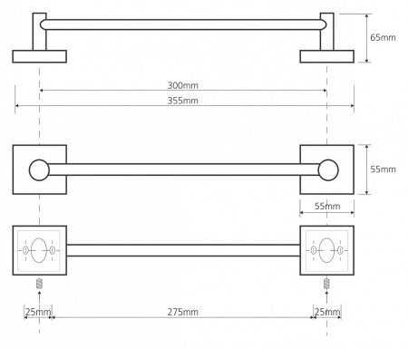 Полотенцедержатель Bemeta Beta 132104012 