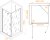 Душевой уголок RGW LE-034 (LE-003 + Z-14) 900x900 