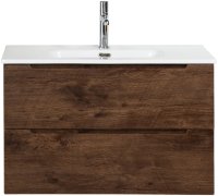 Тумба с раковиной BelBagno ETNA39-800/390-2C-SO-RW-P Rovere Moro