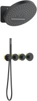 Встраиваемая душевая система с термостатом TIMO Saona SX-2329/03SM, черный