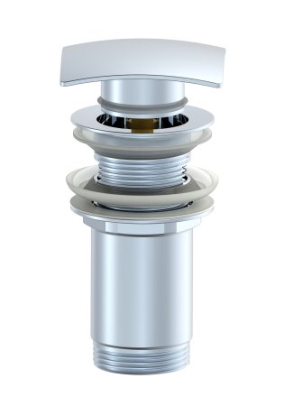 Донный клапан для раковины WONZON & WOGHAND, Хром (WW-88SS08-CR) 
