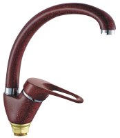 Смеситель однорычажный для кухни HAIBA HB4113-11 бордовый