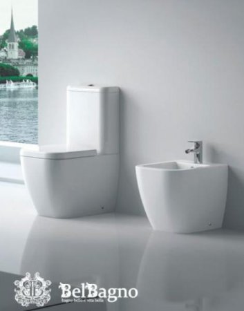 Биде BelBagno Alpina BB10100B Белое 