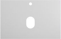 Столешница из керамогранита BelBagno KEP-70-BO Bianco Opaco