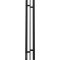 Полотенцесушитель электрический Point Фрея PN20718B П2 100x800 диммер слева, черный