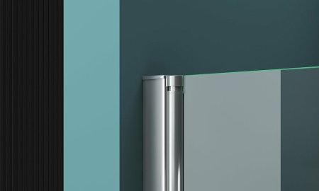 Душевой уголок BelBagno Albano 70х80 ALBANO-ASH-1-70/80-C-Cr профиль Хром стекло прозрачное 
