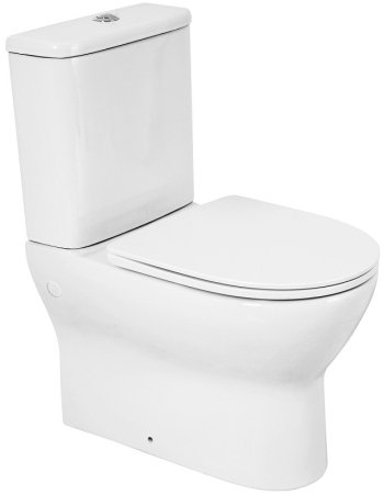 Унитаз компакт BelBagno Energia BB8134CPR/SC без бачка с сиденьем Микролифт 