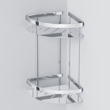 Полка корзина AM.PM Sense L A7454200 угловая Хром 