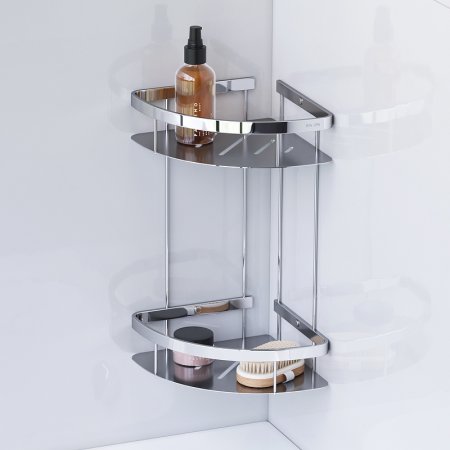 Полка корзина AM.PM Sense L A7454200 угловая Хром 