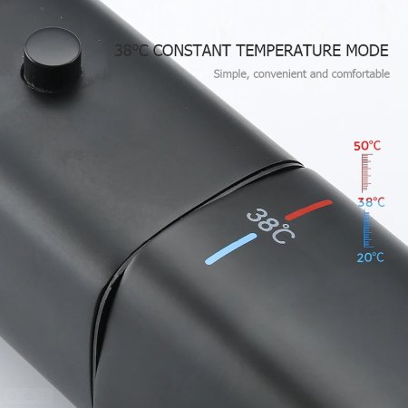 Душевая система Gappo G2495-76 с термостатом Черная матовая 