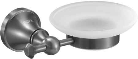 Мыльница Rose RG1903T, пепельный 