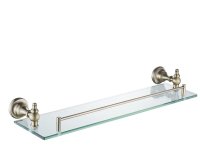 Полка стеклянная Rose RG1119Q, бронза