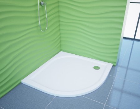 Душевой поддон из литьевого мрамора Эстет Омега 90x90 