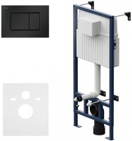 Инсталляция AM.PM Pro С I012707.0238 для унитаза с Черной матовой клавишей смыва Инсталляция AM.PM Pro С I012707.0238 для унитаза с Черной матовой клавишей смыва