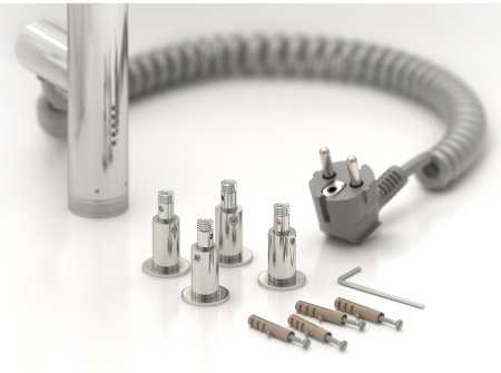 Электрический полотенцесушитель Сунержа Флюид 3.0 1000x600 L 00-5820-1060 Хром 