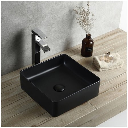 Раковина-чаша Bravat 40 C22356K-ENG Черная 