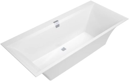 Квариловая ванна Villeroy & Boch Squaro Edge 12 180x80 alpin UBQ180SQE2DV-01 