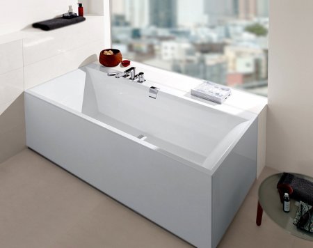Квариловая ванна Villeroy & Boch Squaro Edge 12 180x80 alpin UBQ180SQE2DV-01 