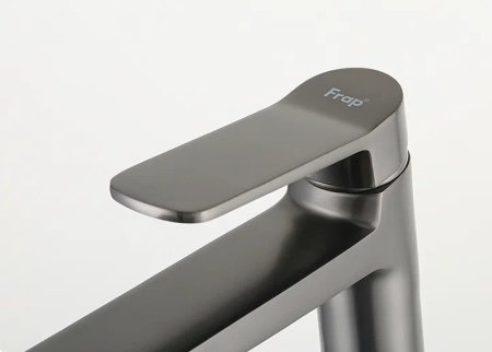 Смеситель для раковины Frap H62-9 F1062-29 Оружейная сталь 