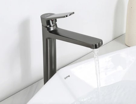 Смеситель для раковины Frap H62-9 F1062-29 Оружейная сталь 