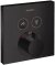 Смеситель для душа Hansgrohe ShowerSelect 15763670 с термостатом Черный матовый 