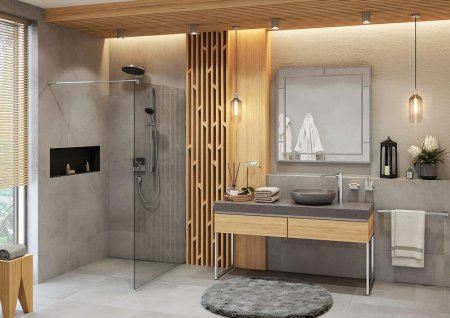 Смеситель для душа Hansgrohe ShowerSelect 15763000 с термостатом Хром 