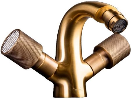 Смеситель для биде Boheme Royal Cristal 316-Royal/CRST Бронза 