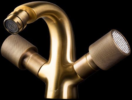 Смеситель для биде Boheme Royal Cristal 316-Royal/CRST Бронза 