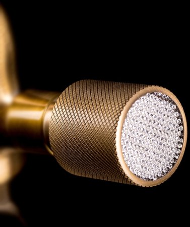 Смеситель для биде Boheme Royal Cristal 316-Royal/CRST Бронза 