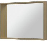 Зеркало Allen Brau Reality 100 1.32020.03 с подсветкой Латунь браш с сенсорным выключателем