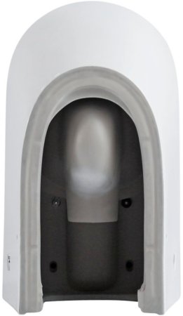 Унитаз компакт Black&White Universe 7789W с бачком и сиденьем Микролифт 