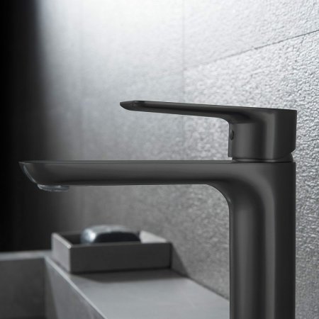 Смеситель для раковины Black&White Universe UK8302B 8302BUK Черный матовый 