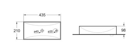 Раковина SantiLine SL-2009LMB черная матовая 