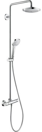 Душевая система Hansgrohe Croma Select E 27256400 с термостатом Хром Белая 