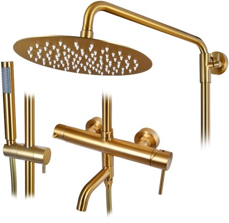 Душевая система Raiber Graceful RPG-006 Золото матовое 