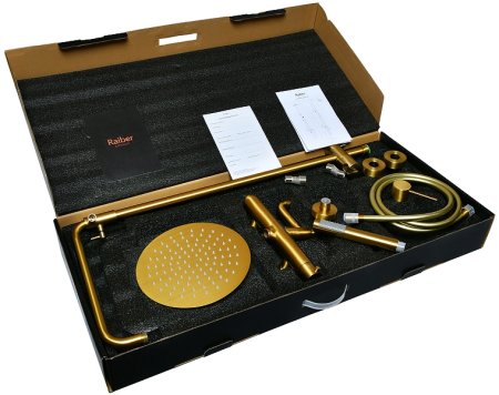 Душевая система Raiber Graceful RPG-006 Золото матовое 