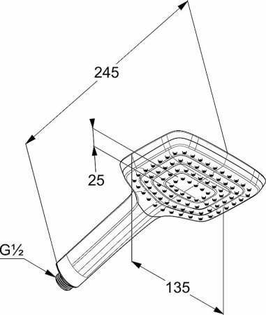 Душевая система Kludi Pure Style 406300575 Хром 