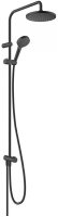 Душевая система Hansgrohe Vernis Blend Showerpipe 26272670 Черная матовая